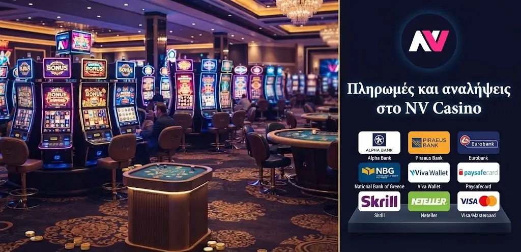 Πληρωμές και αναλήψεις στο NV Casino — μέθοδοι κατάθεσης στο nv casino online