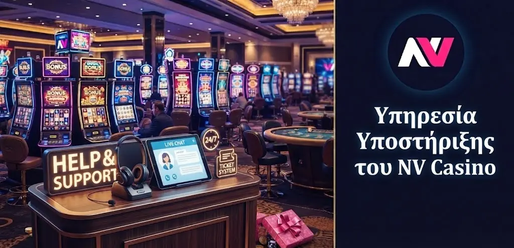 Υπηρεσία υποστήριξης του NV Casino — live chat 24/7 και τρόποι επικοινωνίας